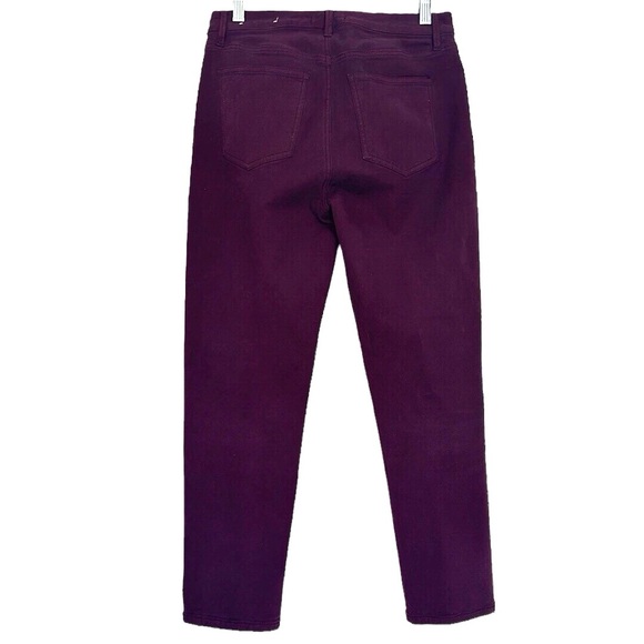 🆕 Ann Taylor “The Taper” Sculpting Mid Rise Jeans in Plum Rose. Size 4… - Picture 5 of 15